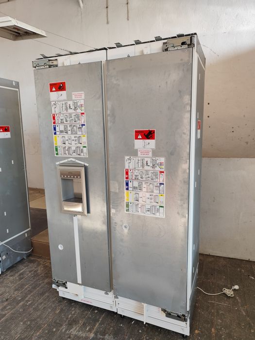 Zestaw American Side-By-Side Gaggenau Lodówka i Zamrażarka z kostkarką