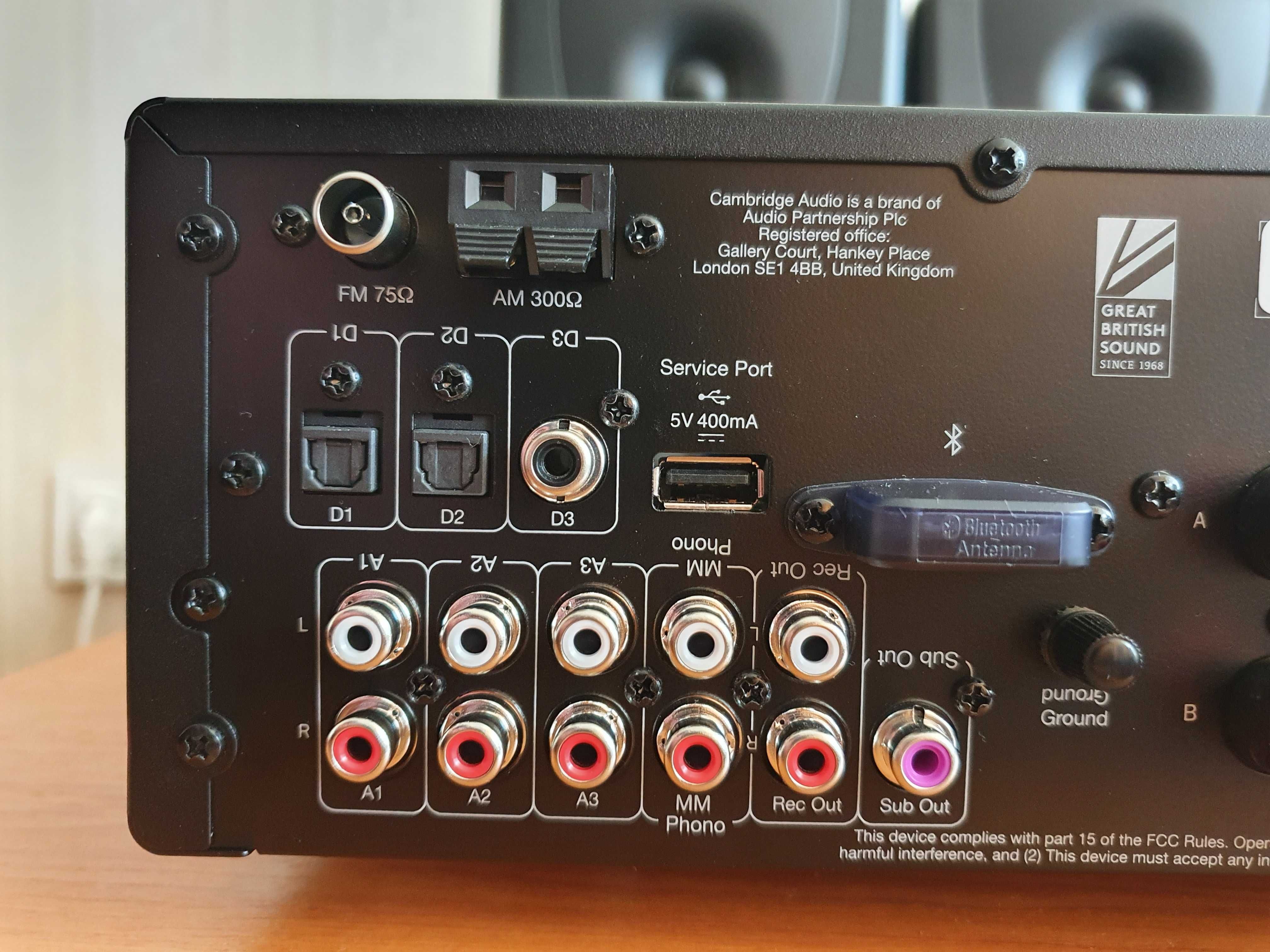 Підсилювач Cambridge Audio AXR100 Стерео ресивер 2х100 Вт, стан нового