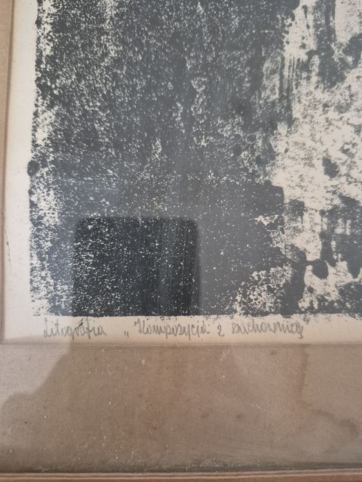 Litografia Ryszard Bors 1959r