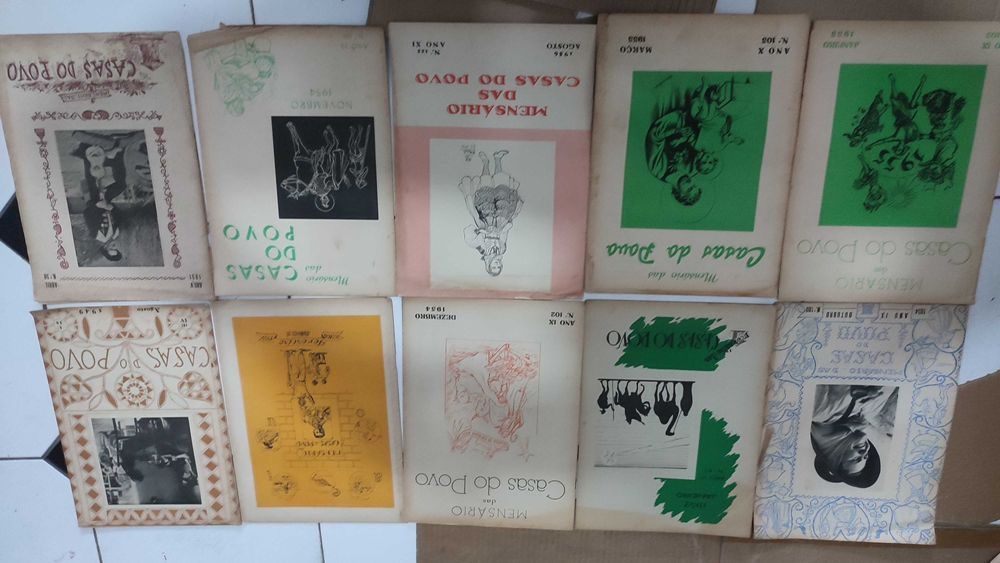 Lote 60 Revistas antigas Mensário da Casa do Povo