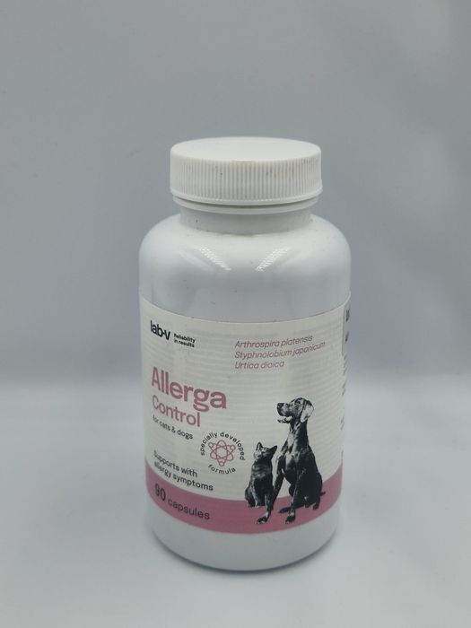 Lab-v Allegra Control kapsułki dla psa i kota na alergię alergia
