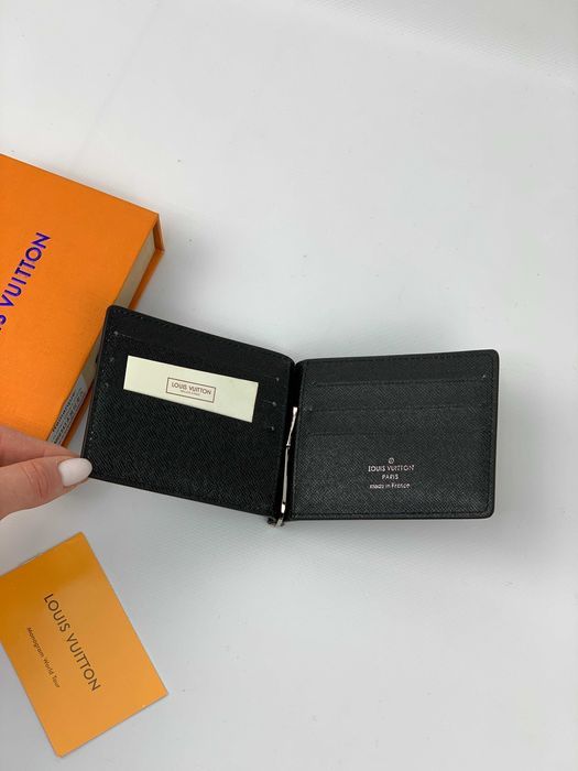 Зажим для денег Louis Vuitton бумажник Луи Виттон кошелек LV k305
