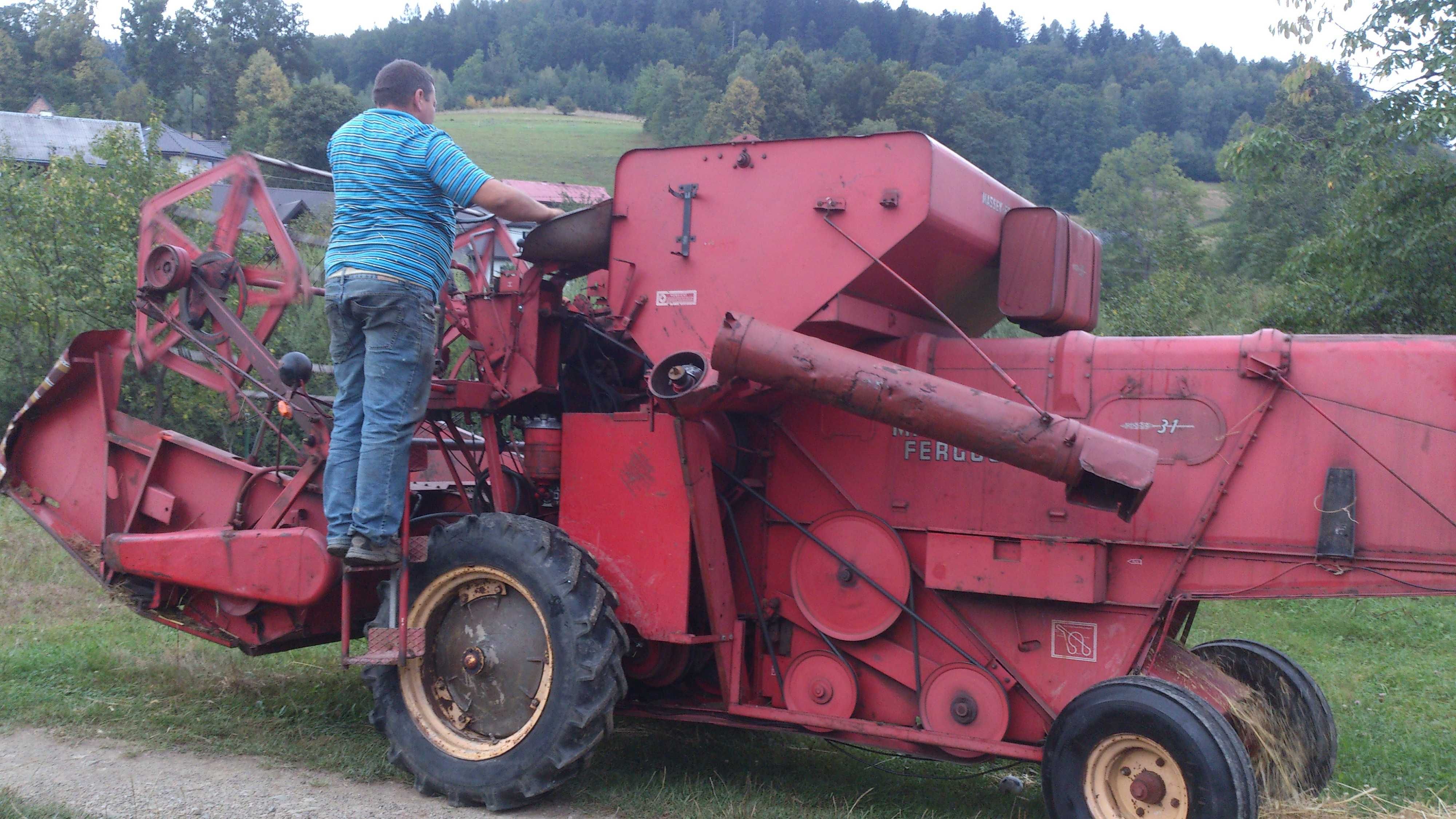 Kombajn zbożowy massey ferguson 31 sprawny w ciągłym użytku