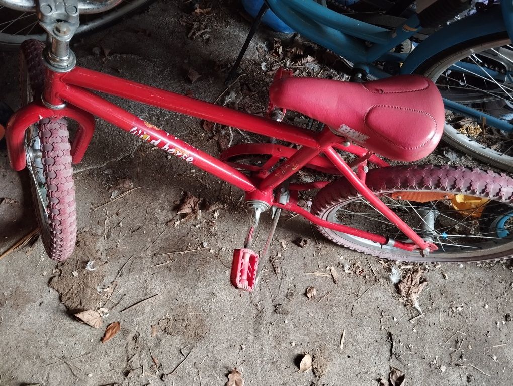 Rower BMX czerwony 20 cali