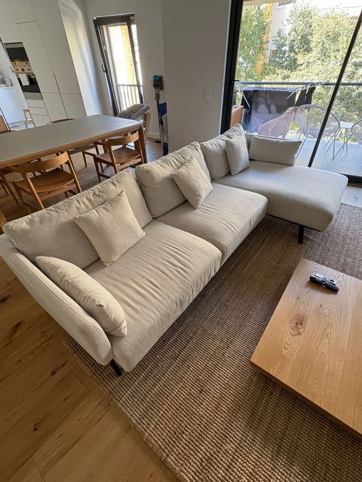 Sofa AREA com as mefidas  2.74 de cor bege