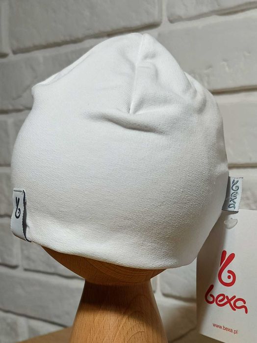 BEXA bawełniana biała czapka PRO roz. 44