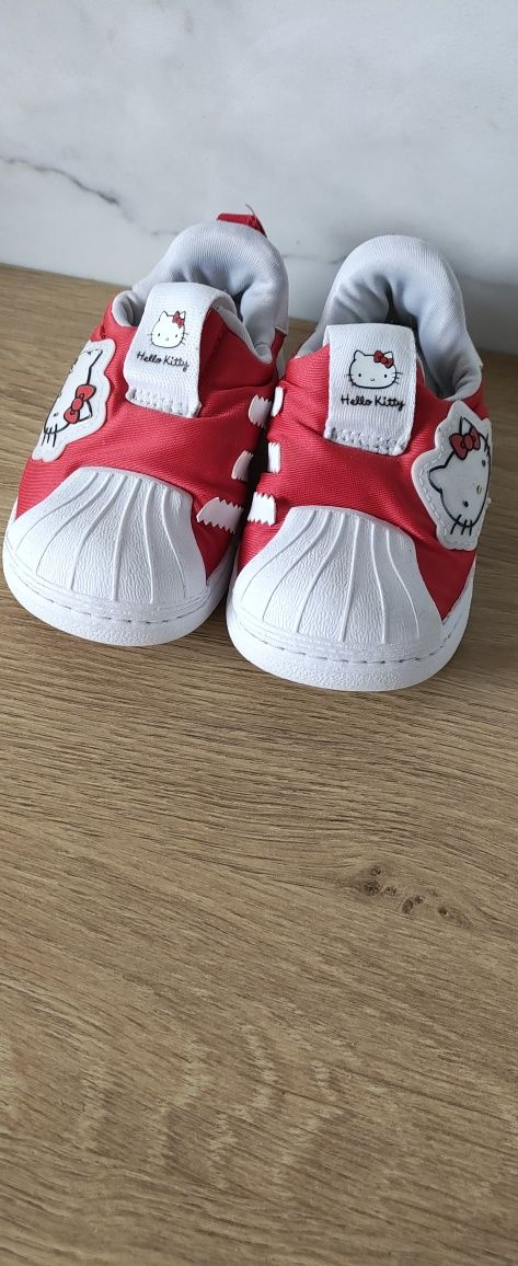 Adidasy Superstars roz 20 Adidas hello kitty