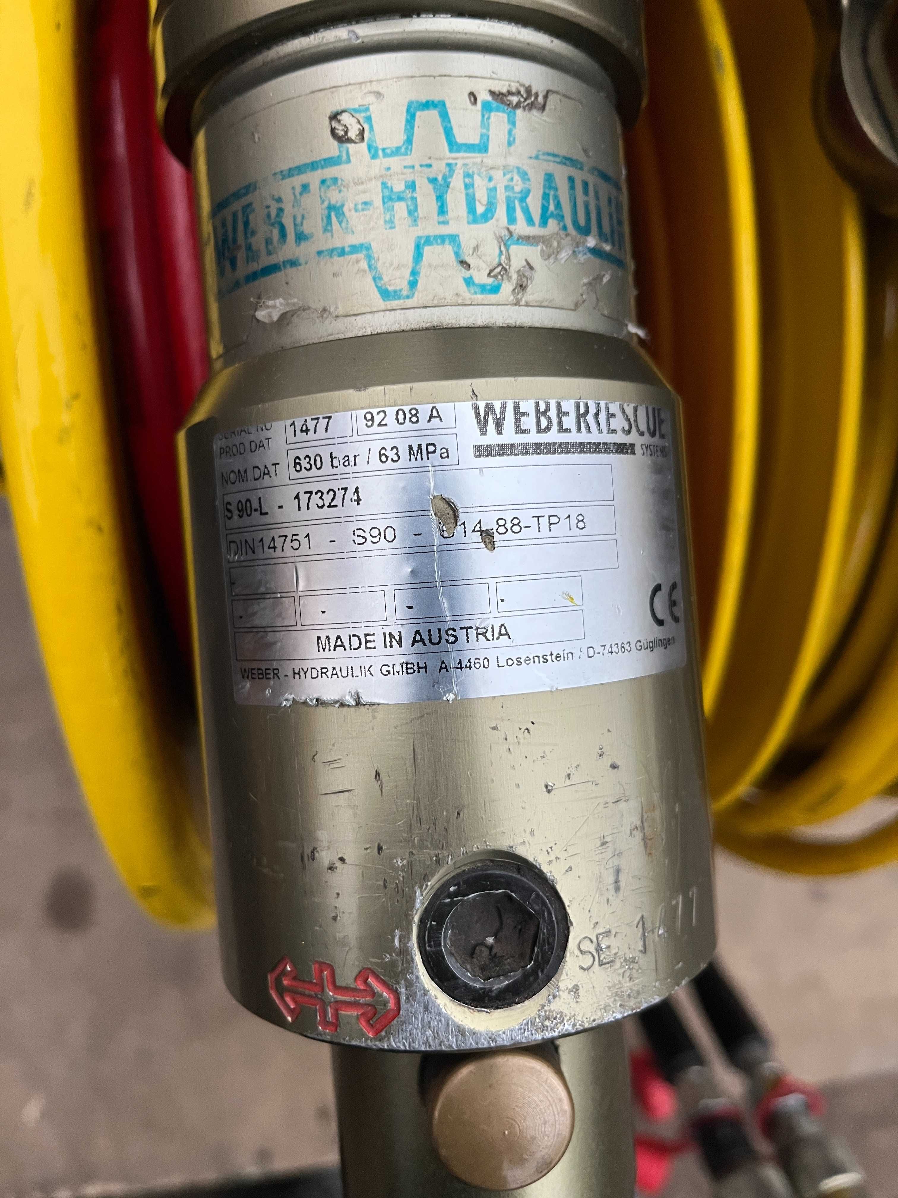Zestaw narzędzi hydraulicznych Weber-Hydraulic