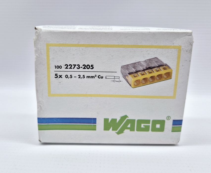 Szybkozłączka 100 szt WAGO 2273---205, Komis Jasło Czackiego