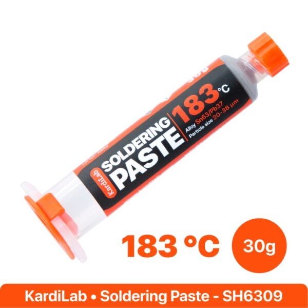 Паяльная паста • 183 ° С • SH-6309RMA-T4 • 30г | от KardiLab