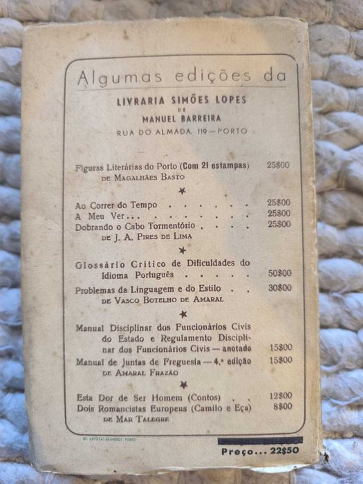 Livro "Viagens na Minha Terra" de Almeida Garrett