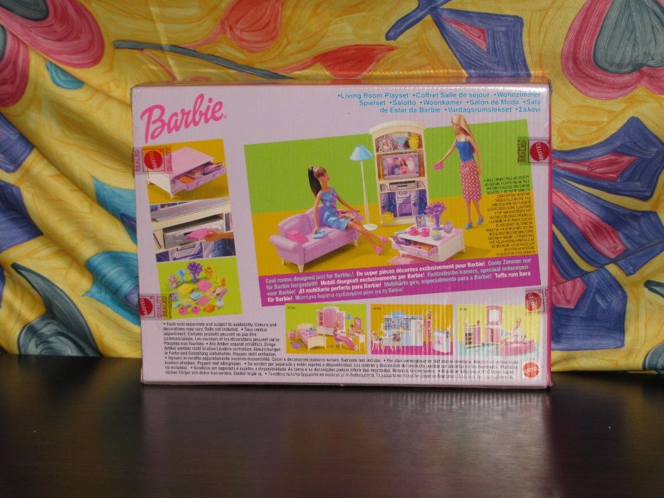 Barbie - Mebelki - Salon i  akcesoria - Mattel