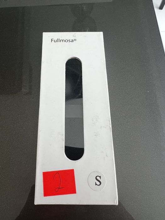 Pasek bransoletka czarna metalowa do Fitbit Ionic, rozm.S