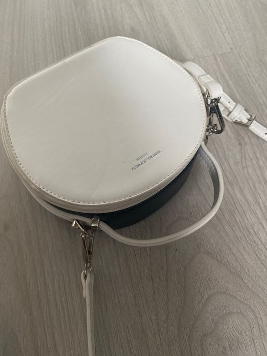 Torebka okrągła/biała