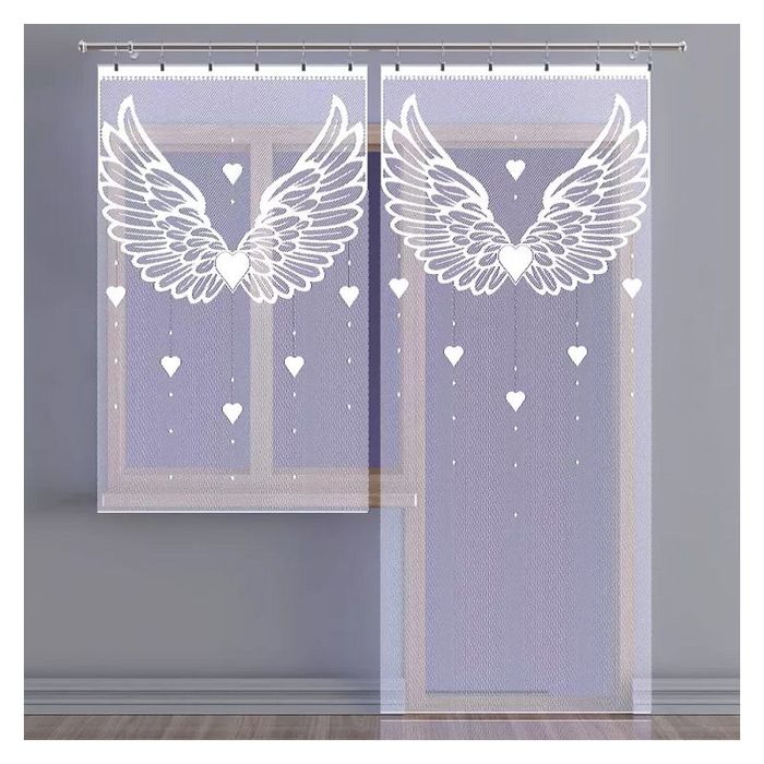 Komplet firan Skrzydlate Serce wys 250 cm DomoweTekstylia | WN6SS2 55K