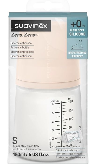 Biberões Suavinex Sistema vácuo com fluxo lento