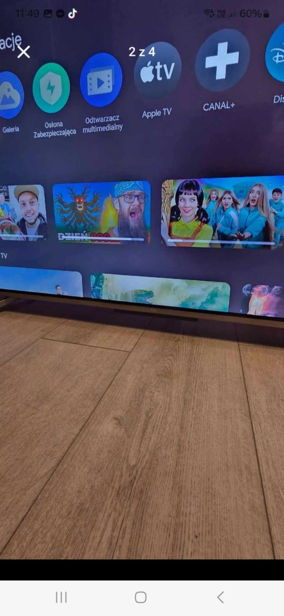 Telewizor TCL 55 cali Dolby Vision 4k Android