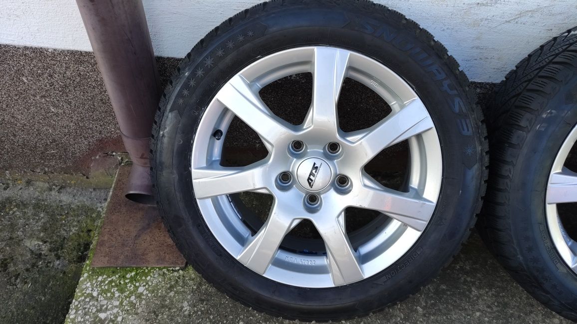 Alufelgi 16 cali 5x112 Audi VW Seat Skoda z oponami