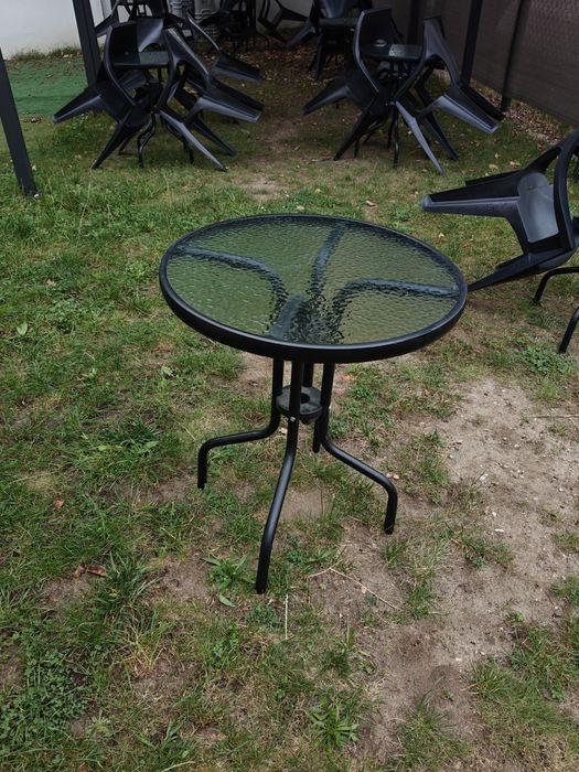 Stolik balkonowy okrągły 60cm 8 sztuk