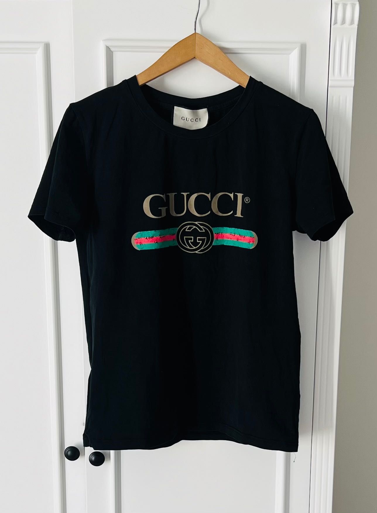 Gucci czarna t-shirt roz m