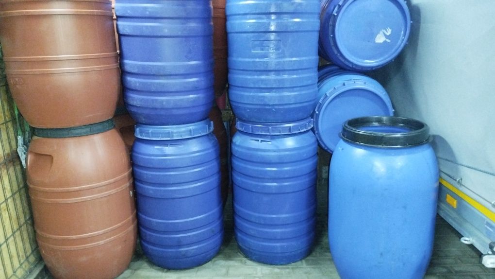 Beczki plastikowe 220 l na deszczówkę pomosty paliwo NOWA DOSTAWA
