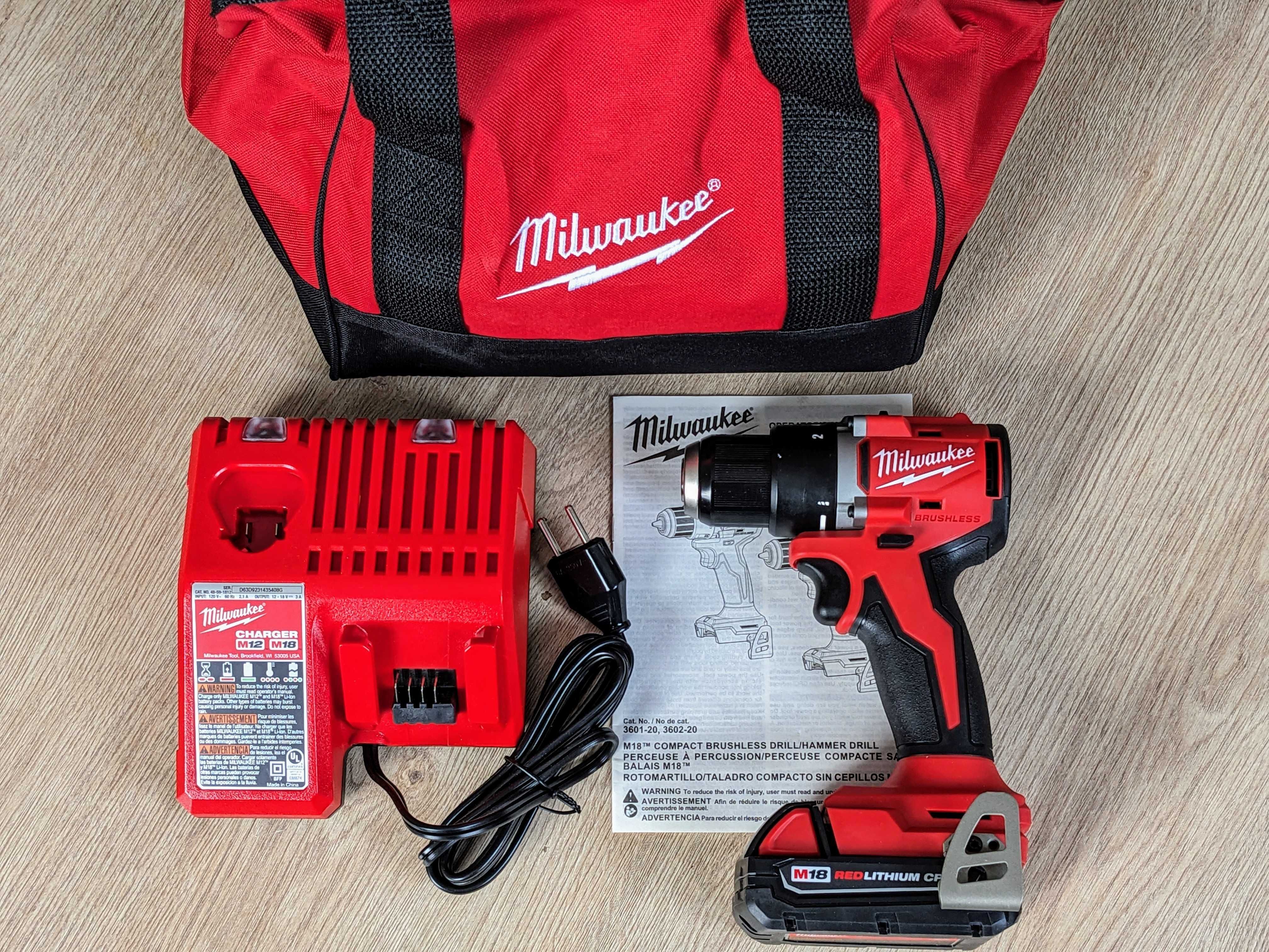 Milwaukee M18 3601-21P безщітковий дриль шуруповерт