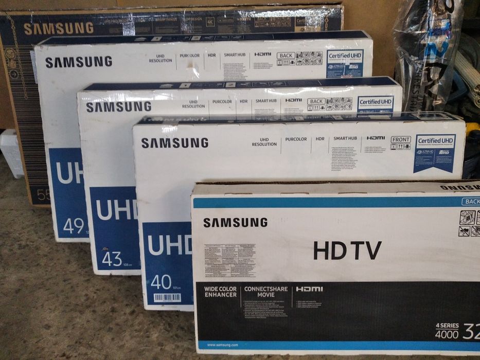 Продам телевізори SAMSUNG 4K SMART WI-FI 32,40,43,50,55,65, гарантія.