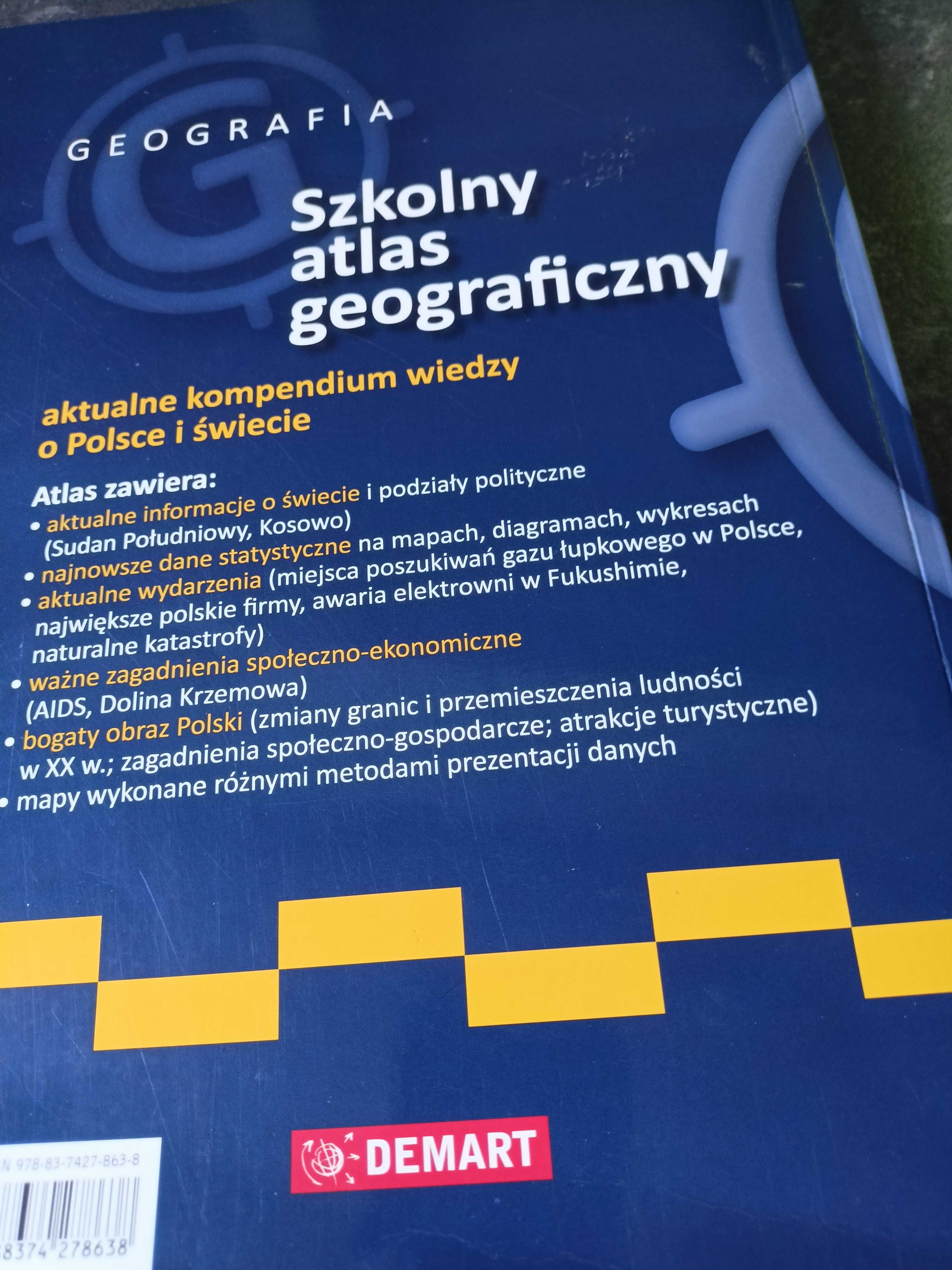 Szkolny atlas geograficzny Demart (szkoła podstawowa)