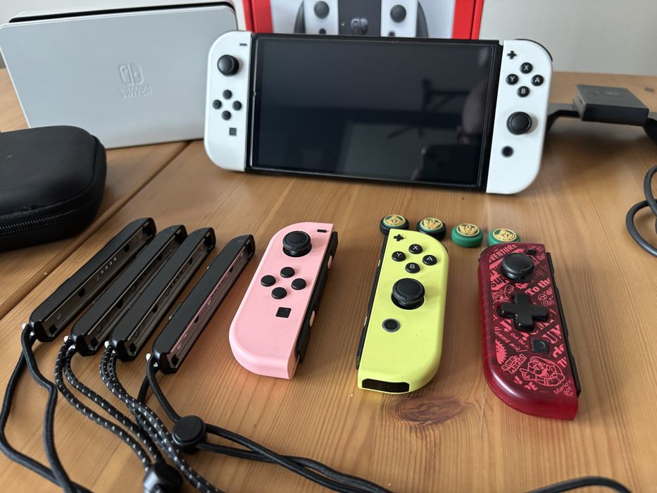 Nintendo Switch OLED  przerobiona + 1TB Sony + JoyCon efekt Halla