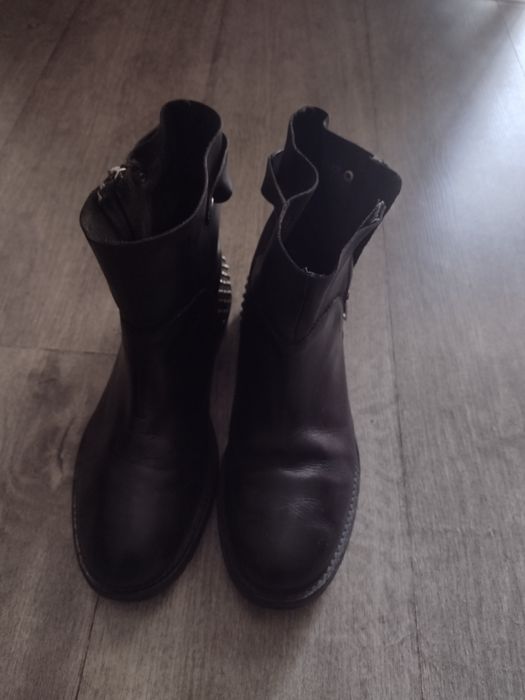 Skórzane buty damskie r. 37