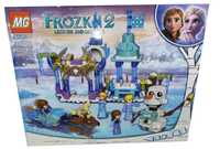 Klocki zimowy dom Frozen 2 Elsa + bałwan 400 el. jak Lego z Polski