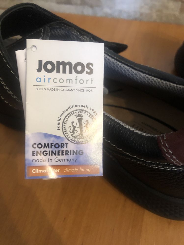 Шкіряні кросівки туфлі Jomos air comfort Германія