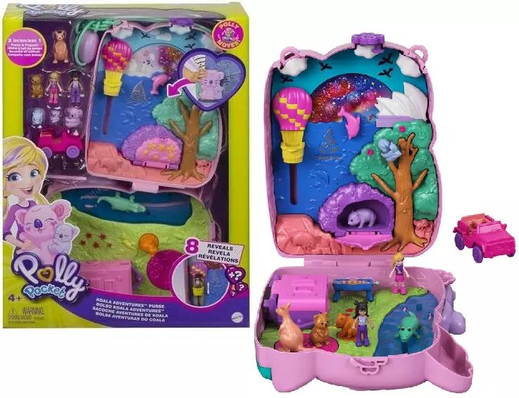 Polly Pocket. GXC95 Kompaktowa torebka koala. Polly Pocket