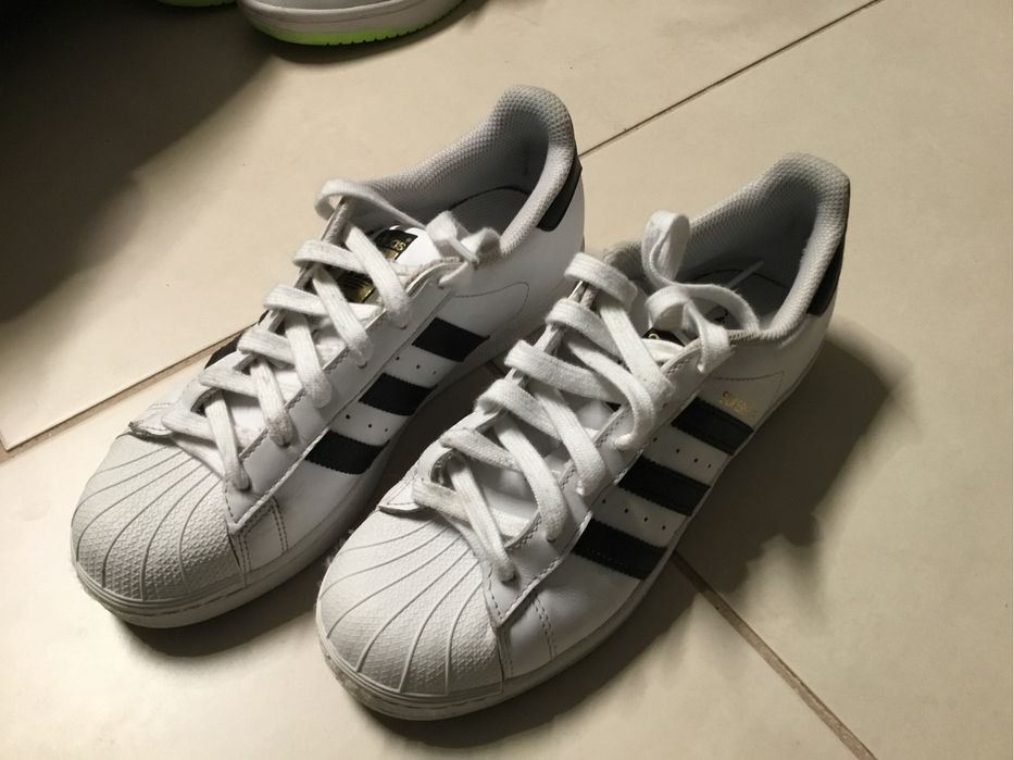 Buty sportowe ADIDAS SUPERSTAR biale, rozm 39,5