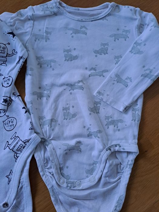 4× body długi i krótki rękaw 68