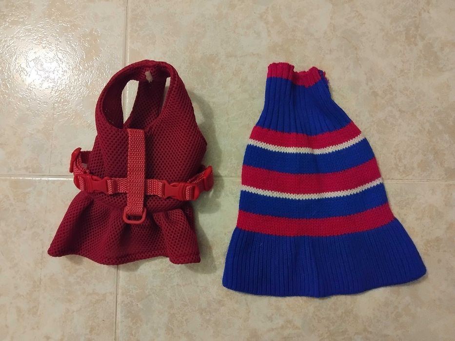 Casacos, peitoral tamanho xs para cao