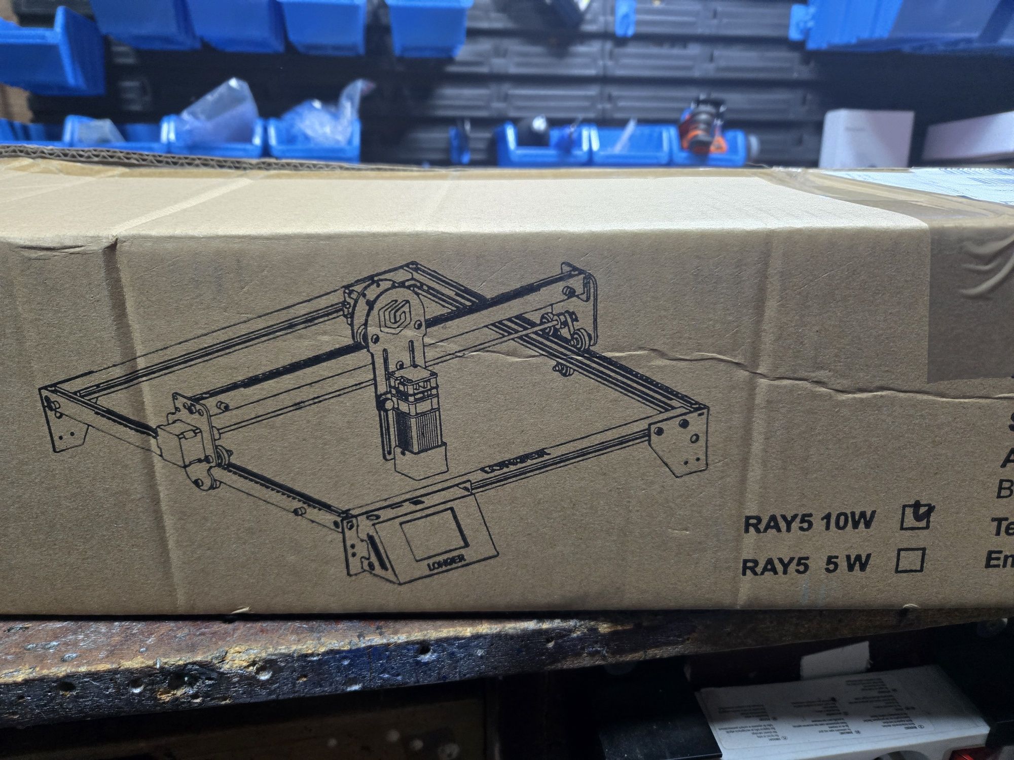 Grawer/wycinarka laserowa Longer RAY5 10W 400x400