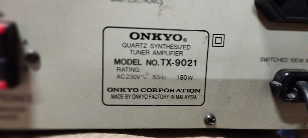 Onkyo tx 9021, 100x2