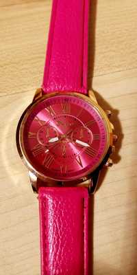 Nowy różowy zegarek
