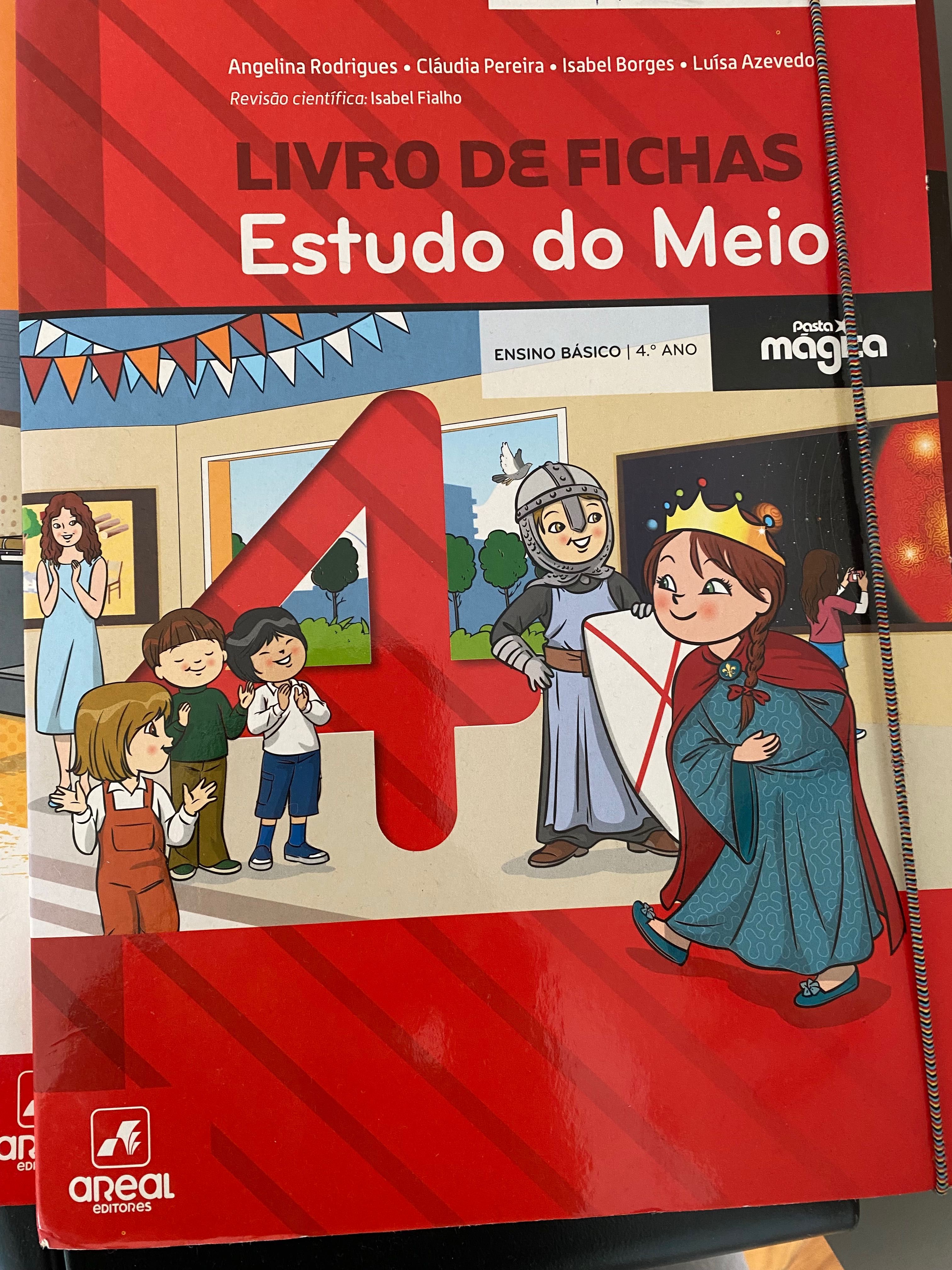 Cadernos de fichas de matemática / português e estudo do meio