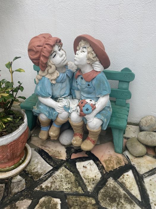 Decoração de Jardim (Branca de Neve e 7 anões)