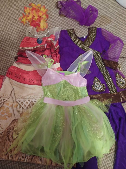 Принцессы Диснея Disney Моана, Жасмин,фея Динь-динь 3-8 лет