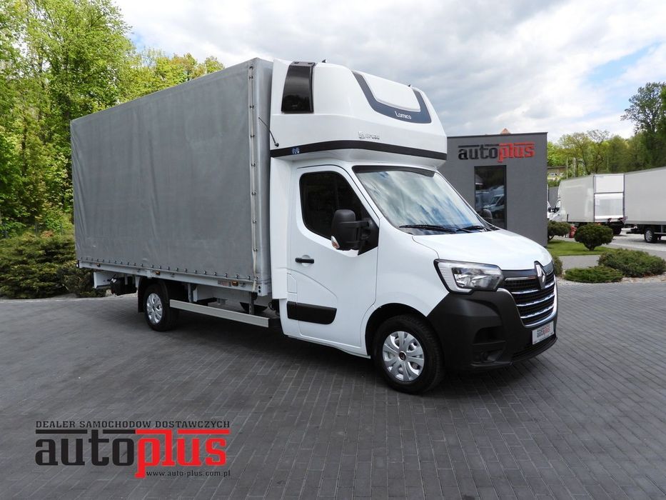 Renault MASTER  PLANDEKA 10 PALET WEBASTO TEMPOMAT LEDY PNEUMATYKA KLIMATYZACJA  165KM  stan bardzo dobry, nie wymaga nakładów finansowcyh dostępny od ręki