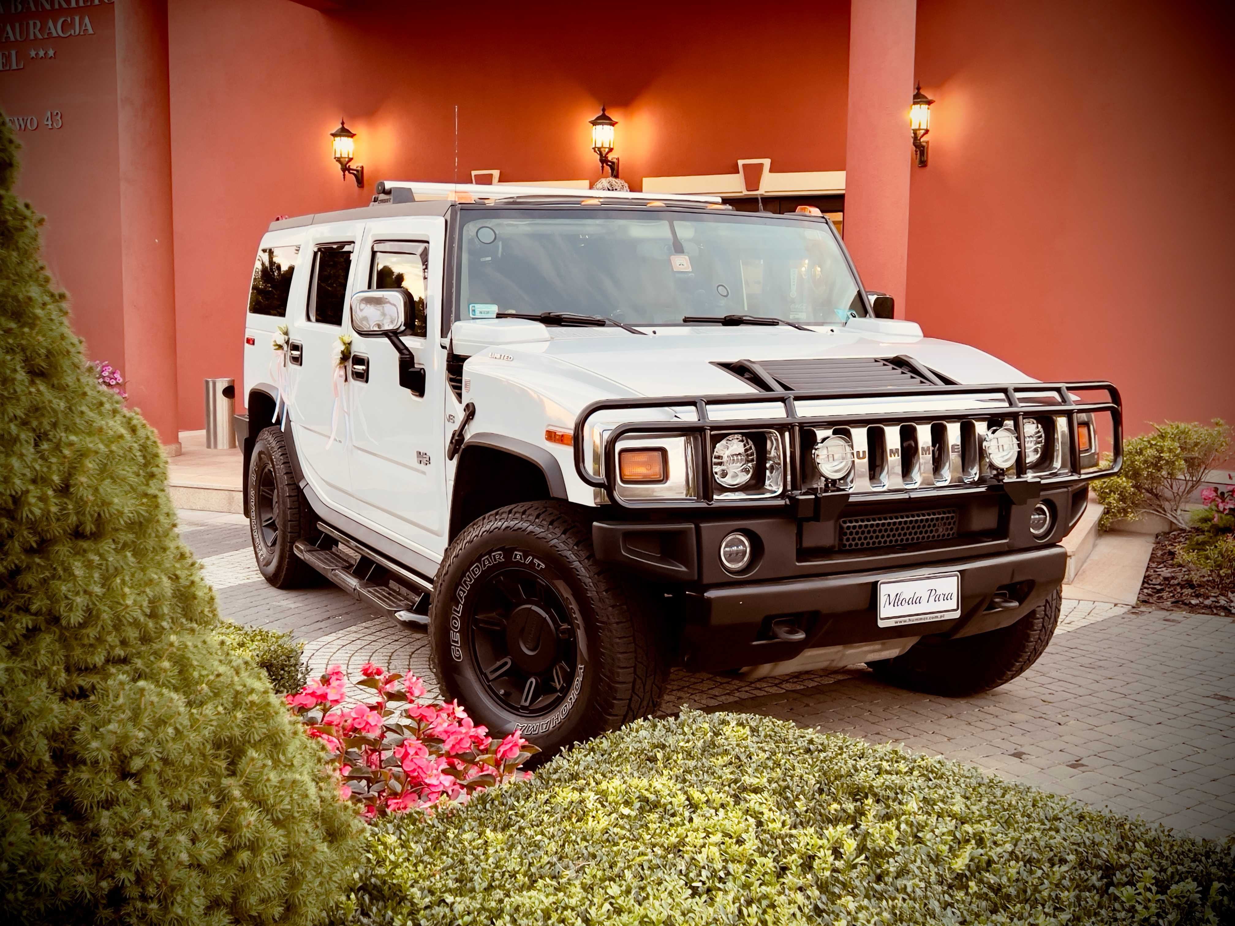 Samochód  do ślubu HUMMER H2 do wynajęcia z kierowcą