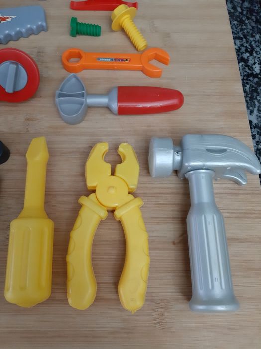 Conjunto de ferramentas de brincar