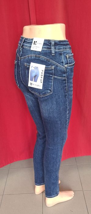Spodnie damskie skinny, Plus size, firma M.Sara, rozmiar 30/40