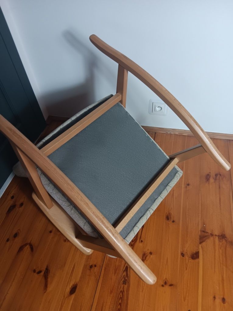 Fotel bujany ala Chierowski PRL z Agata Meble