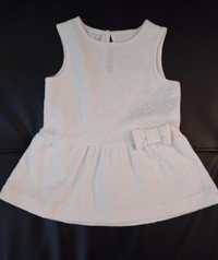 Vestido Branco Zara Novo - 3/6 meses