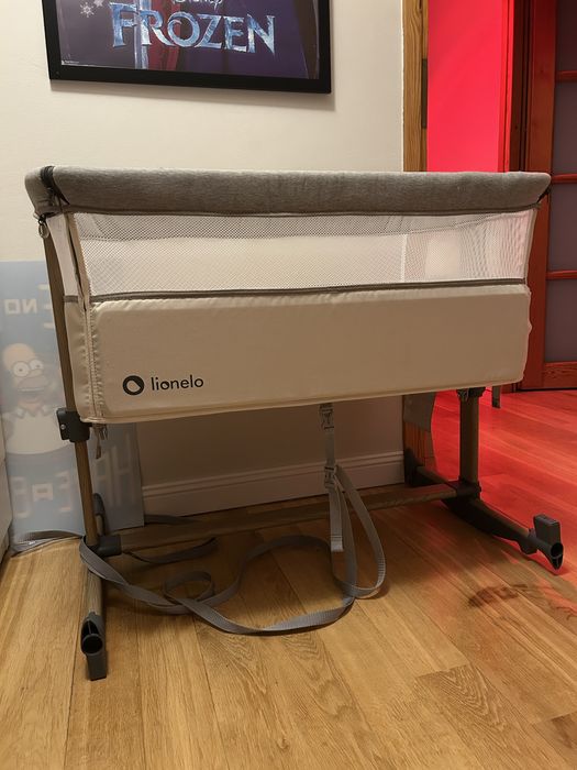 Łóżeczko Lionelo Leonie Beige Sand plus materac