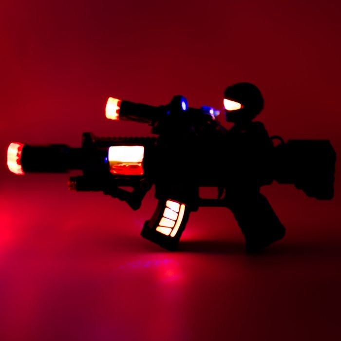 Pistolet karabin zabawka para wodna światło dźwięk mega efekty